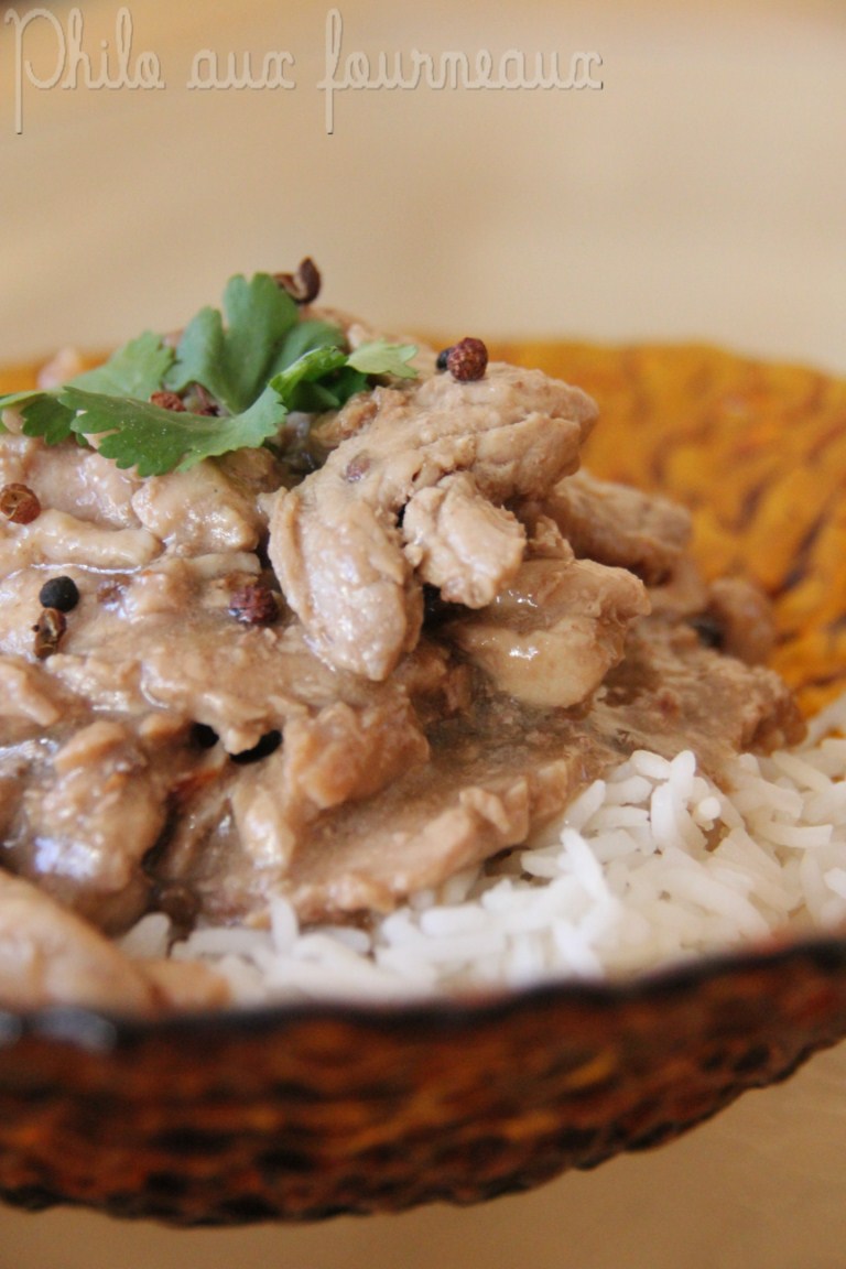 Philo aux fourneaux Filet mignon de porc au poivre de Sichuan